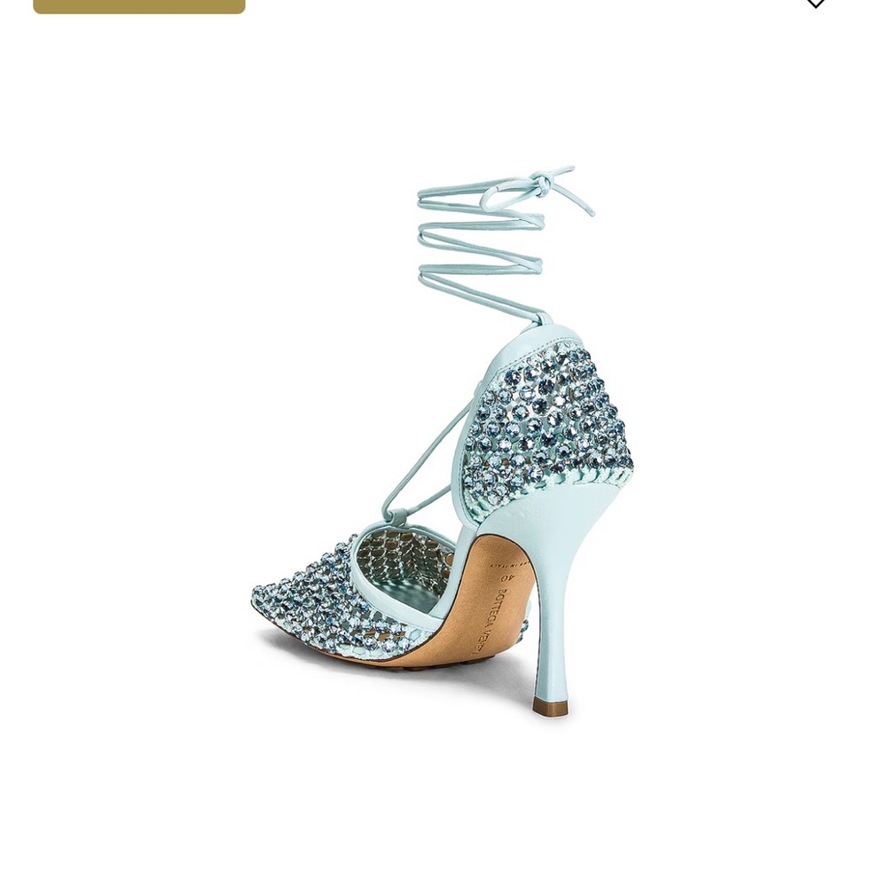 Bottega Veneta Sparkling blue heels - Picture 6 of 6